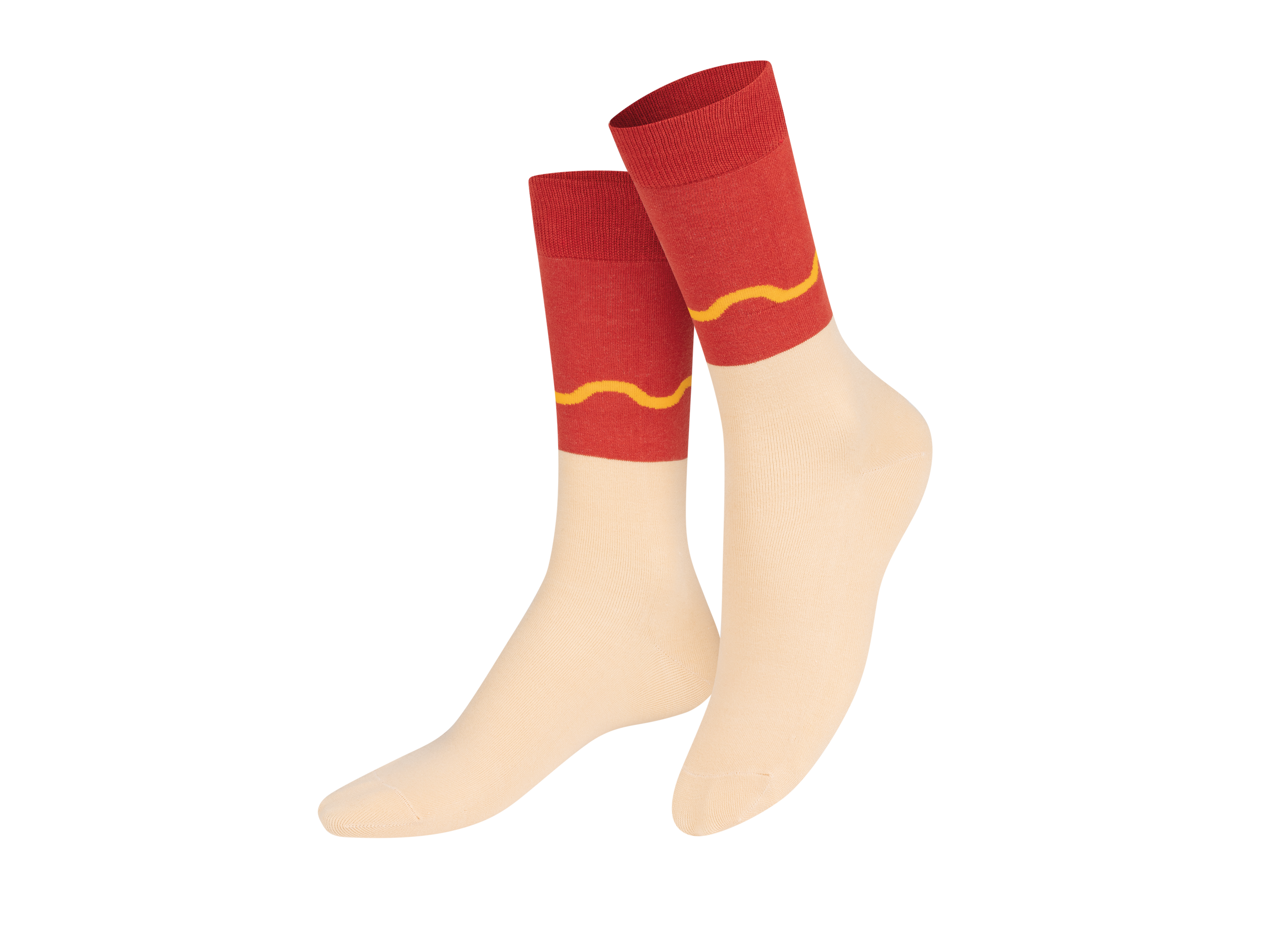 Hot Dog strømper - rød